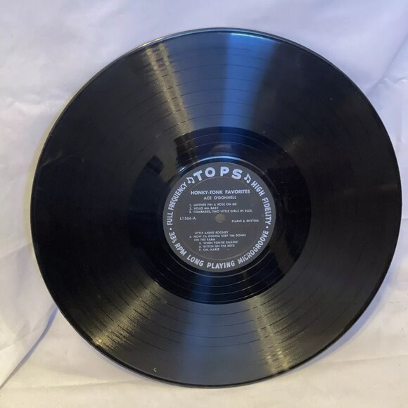 Ace O'Donnell Honky-Tonk Favorites (Vinyl, 1957) Tops Records L1566 Good LP - Picture 6 of 9